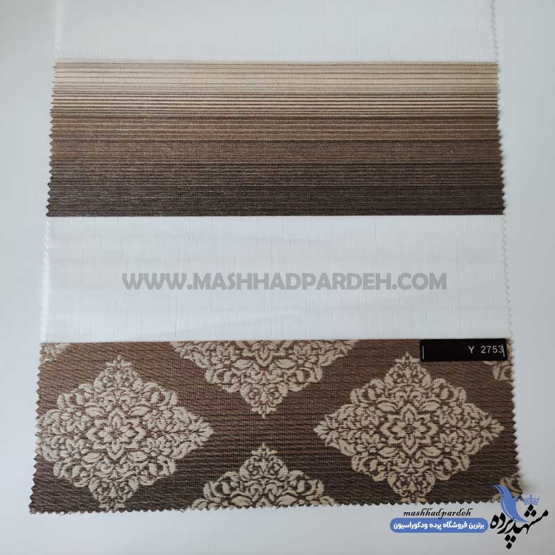 پرده زبرا کد Y2753 پرده زبرا کد Y2753