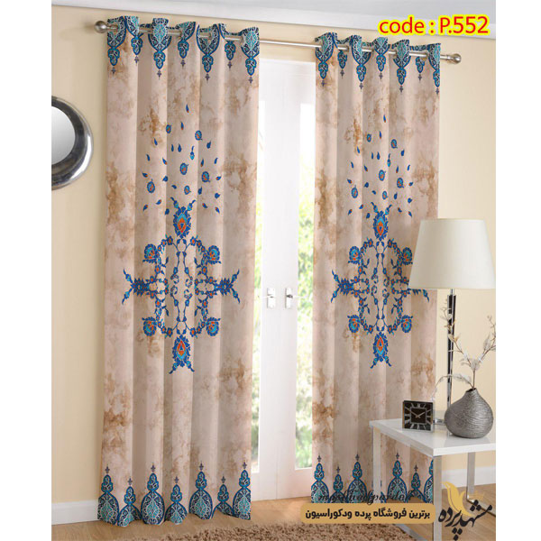 پرده تصویری پانچ طرح اسلیمی کد P552 پرده تصویری پانچ طرح اسلیمی کد P552