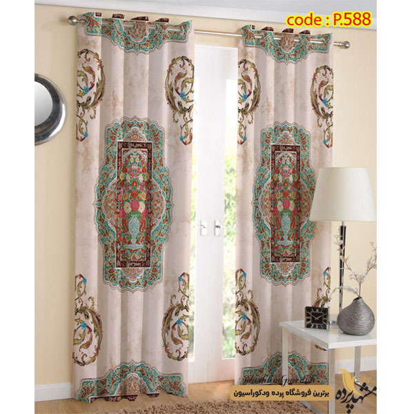پرده تصویری پانچ اسلیمی طرح بته جقه کد P588 پرده تصویری پانچ اسلیمی طرح بته جقه کد P588