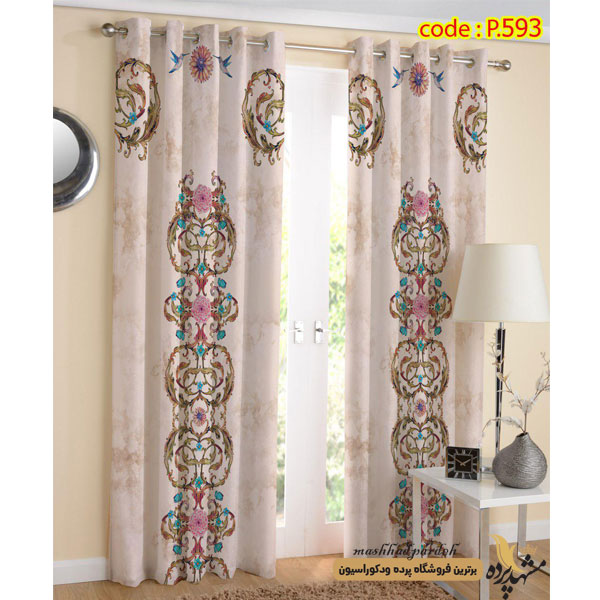 پرده تصویری پانچ طرح اسلیمی کد P593 پرده تصویری پانچ طرح اسلیمی کد P593