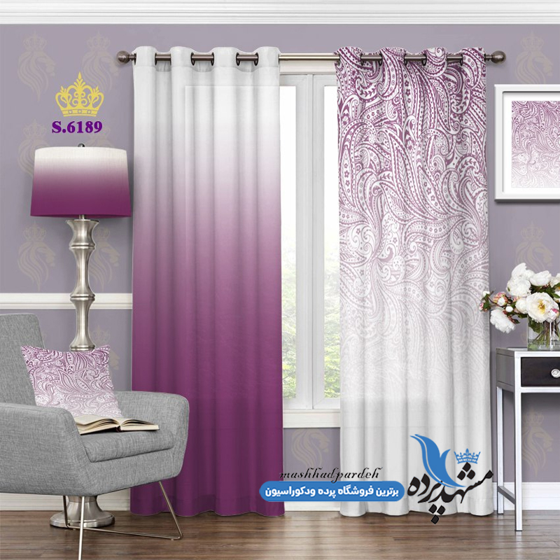 punch-fantezi-s-6189 پرده پانچ اسلمی طرح بته جقه کد s-6189
