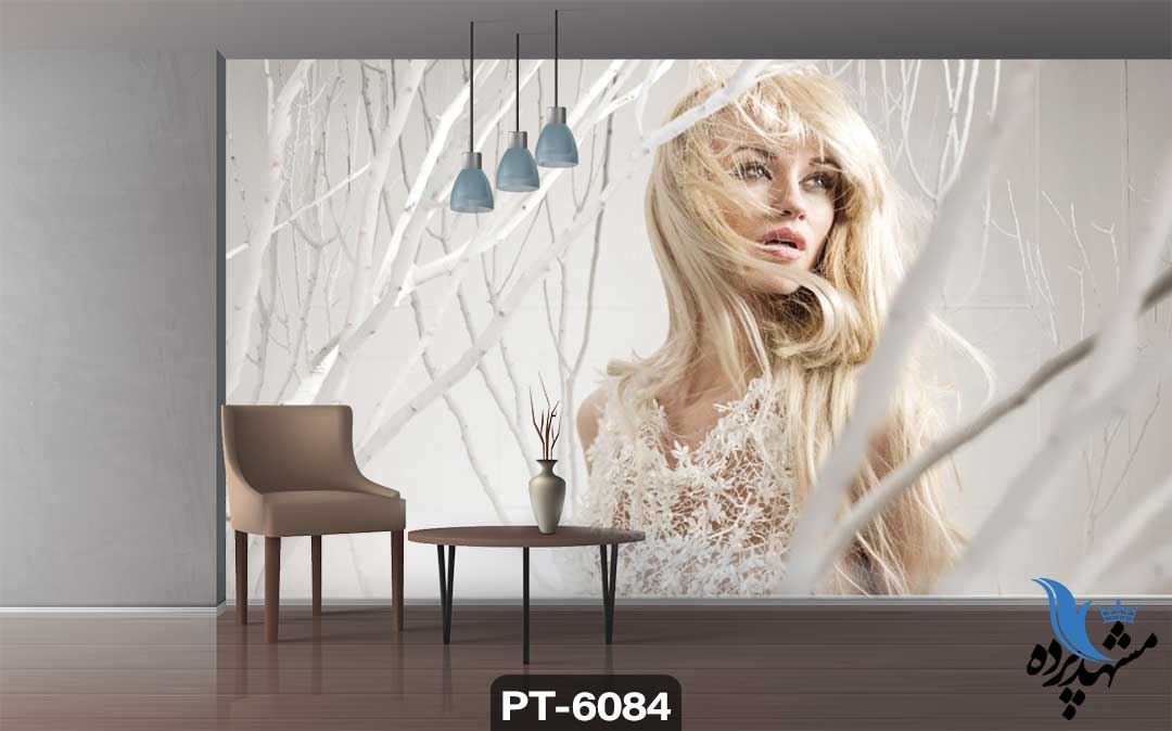 poster-face-pt-6084 پوستر دیواری طرح چهره زن کد PT-6084