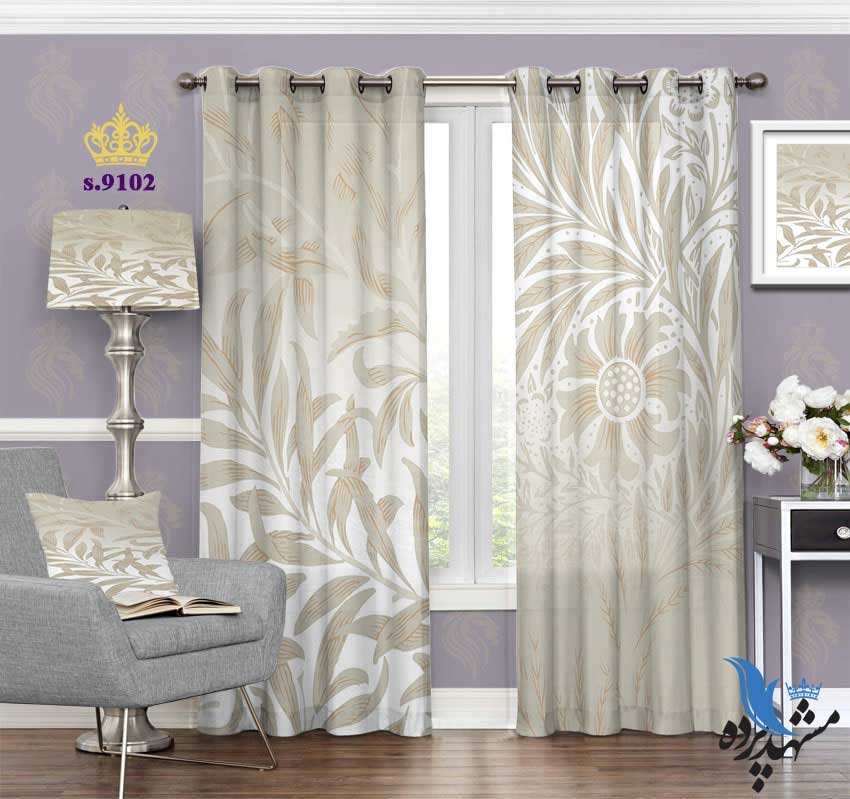 punch-curtain-fantasy-s-9102 پرده پانچ فانتزی طرح گل کد S9102