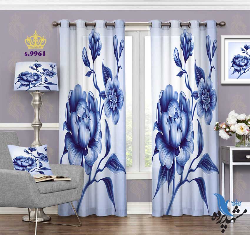 punch-curtain-flower-s-9961 پرده پانچ طرح گل کد s9961