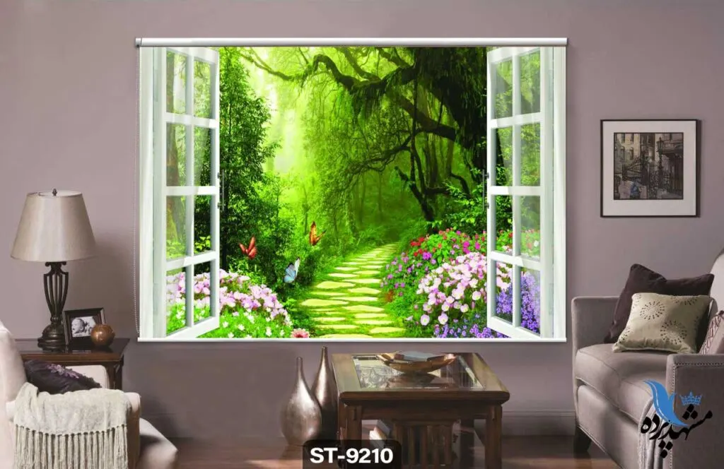 پرده-شیدرول-تصویری-طرح-نقاشی-فانتزی-جنگل-کد-ST9210-مشهد-پرده پرده شید رول تصویری طرح نقاشی فانتزی جنگل کد ST9210