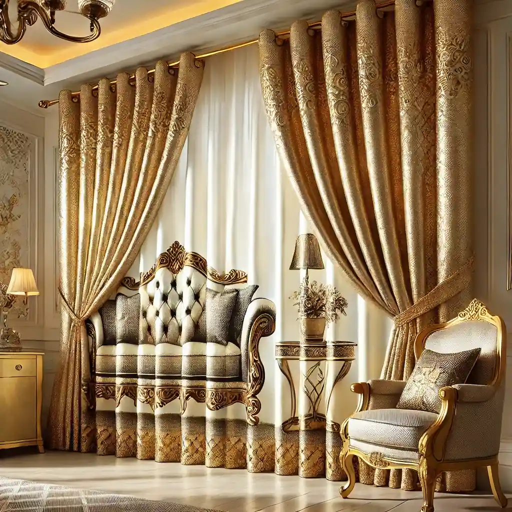 جدیدترین مدل پرده پانچ مدرن 1404-مشهد پرده