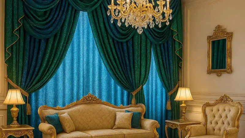 مدل پردهای جدید پذیرایی ساده حریر-مشهد پرده